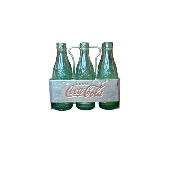 Vintage Coca-Cola Metal 6 pack bottle carrying container. - Picture 4 of 10